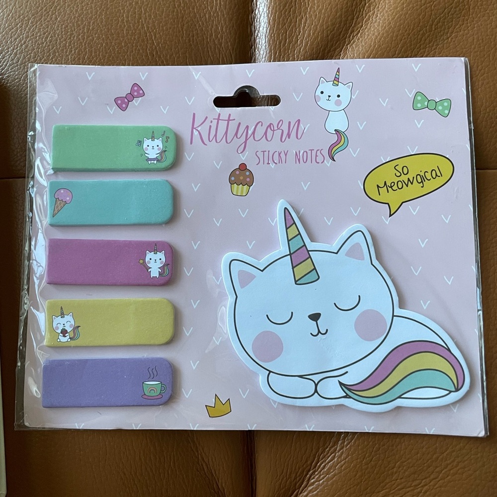 Kittycorn Sticky Notes (150) + Notebook (120 sheets) NWT - Picture 11 of 11